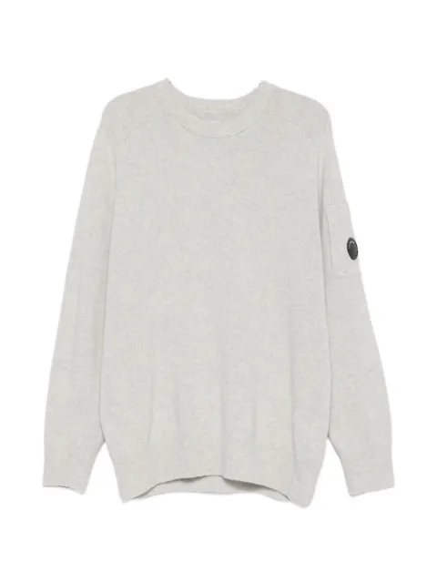 C.P. Company Lens-detail sweater Neutrals 21CMKN085A110149AM13