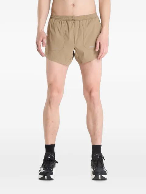 Ciele M ATShort 5" logo-patch elasticated-waist shorts Neutrals M1SH0279BR003