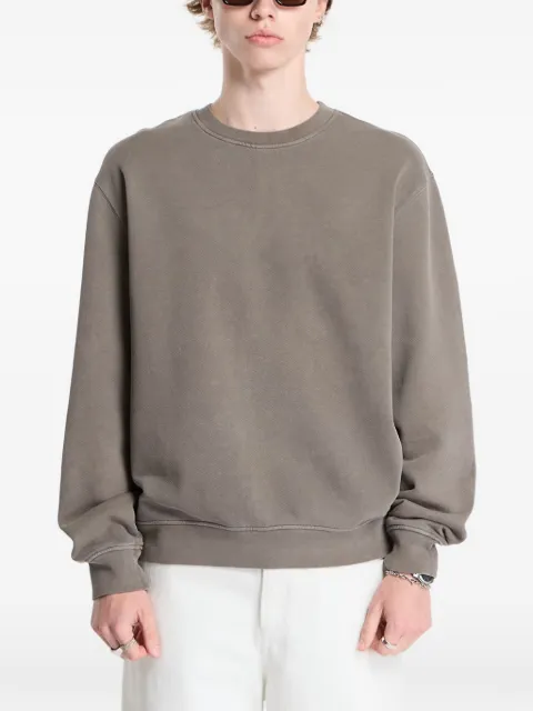 A.P.C. logo-print crew-neck sweater Brown COHBTH37046LAC