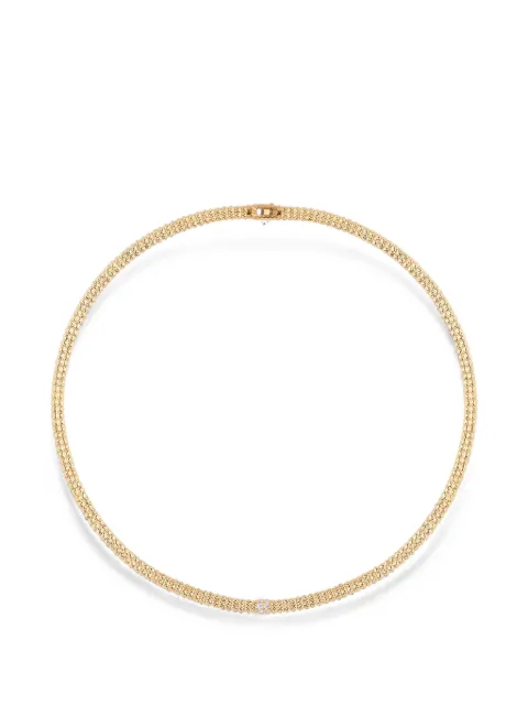 Officina Bernardi Enigma S diamond necklace Gold ENIGMASCOLLANAINOROGIALLO18KTEDIAMANTIBIANCHI