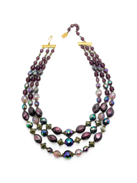 Christian Dior Pre-Owned 1950s gold plated necklace Gold CDLAVANKL