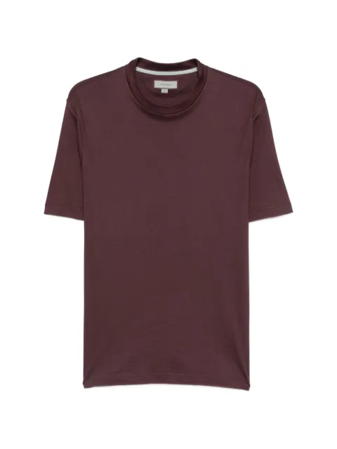 Canali round-neck short-sleeve T-shirt Red T0965MJ02451