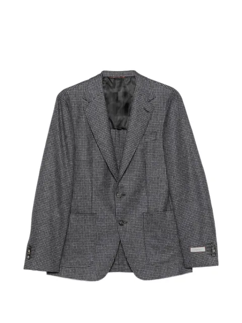 Canali houndstooth wool blazer Grey 24275CF04034