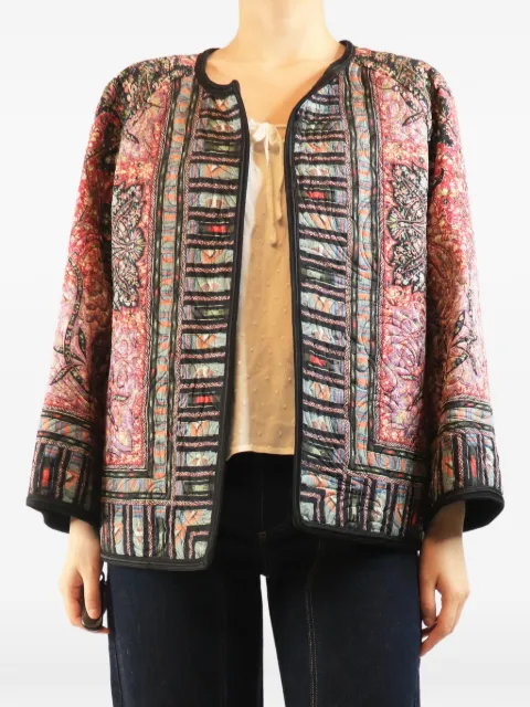 Etro Pre-Owned paisley quilted jacket Pink PAISLEYQUILTEDJACKET