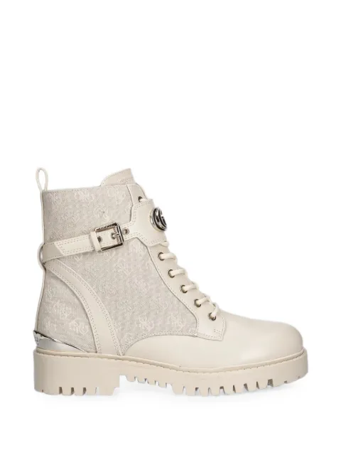 GUESS USA Olanna logo combat boots Neutrals FLTO2LFAL10