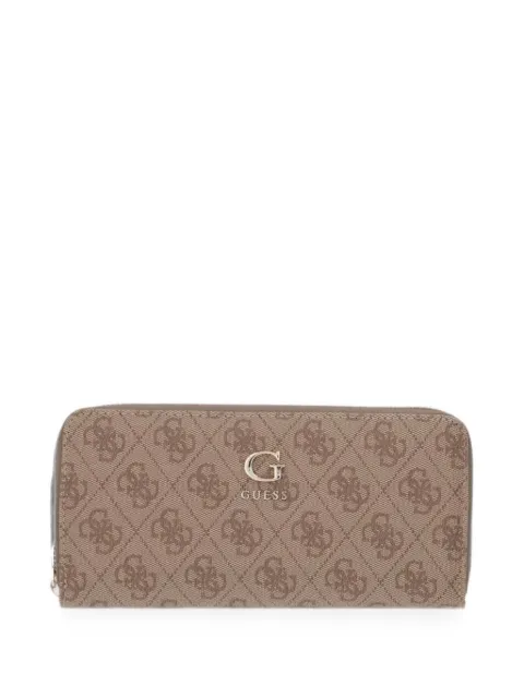 GUESS USA monogram-print zip-around wallet Neutrals SWSG9756146