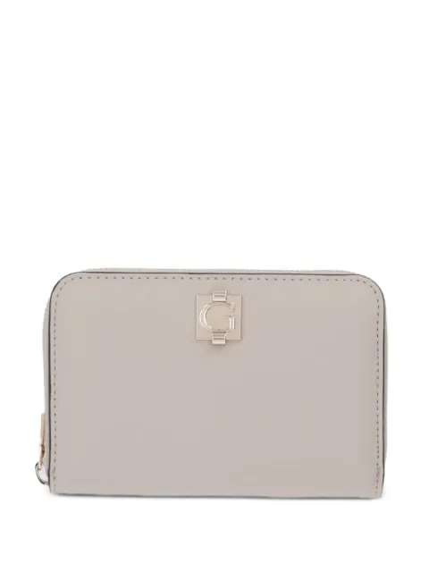 GUESS USA Audrey logo-plaque zip-around wallet Grey SWVG9734140
