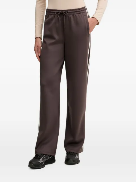 GUESS USA side-stripe drawstring-waist track pants Brown V6YB08K4286