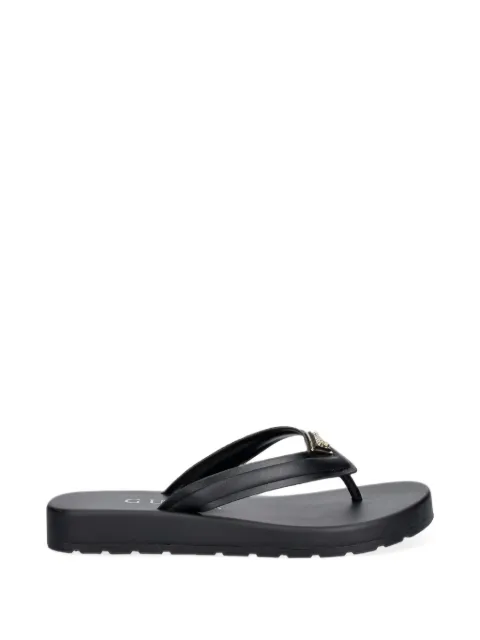 GUESS USA Candry logo sandals Black FLJCNYELE24