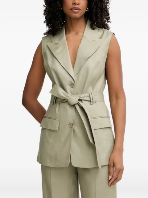 GUESS USA elasticated waistband blazer Green W6GN05W1760