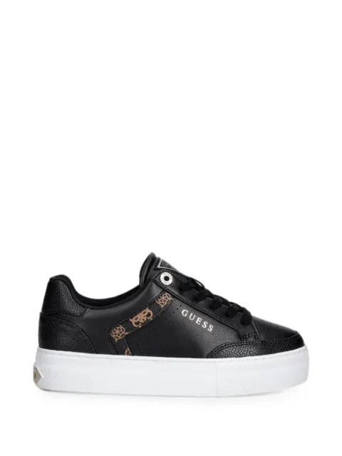 GUESS USA logo-print panelled sneakers Black FLTGXLELE12
