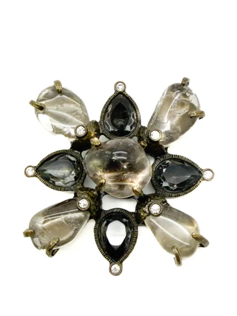 CHANEL Pre-Owned 1997 Byzantine rock crystal brooch Grey CHROCKCRYSLG