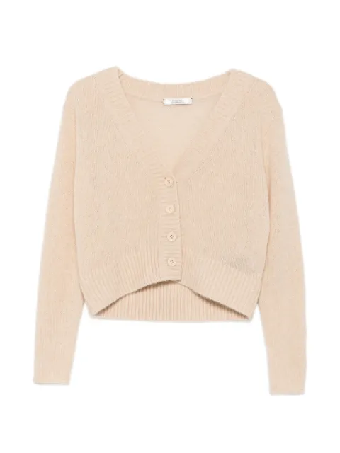 Dorothee Schumacher V-neck knitted cardigan Neutrals 510106