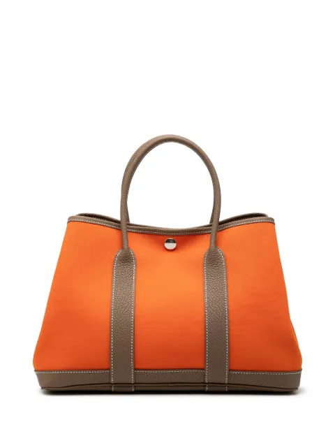 Hermès Pre-Owned 2022 Toile and Negonda Garden Party 30 tote bag Brown 7SUFSI253ZWSWI1F