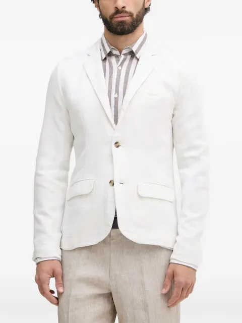 Lindbergh notched-lapels single-breasted blazer White 30304020A
