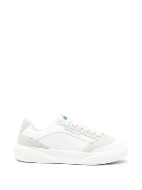 Casablanca suede-panelled logo-print sneakers White APF26SNK02501