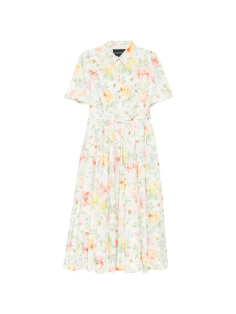 Needle & Thread Sienna Rose ballerina dress White DBSS94RPF26OW