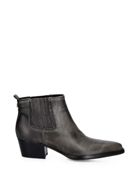 GUESS USA Wynie grainy-leather ankle boots Grey FLTWYILEA10