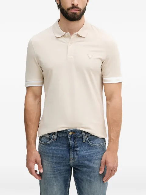 GUESS USA Eco Tipped Core polo shirts Neutrals M6GP60K3076