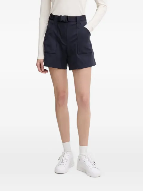 GUESS USA buckle-belted cargo shorts Blue W6GD01W1415