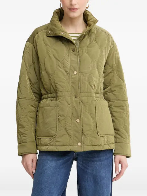 GUESS USA Corine quilted drawstring jacket Green W6YL11W2880