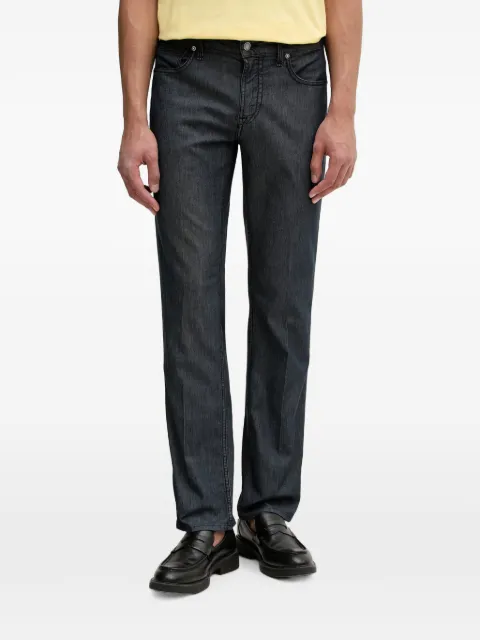 GUESS USA logo-patch straight-leg jeans Grey M6GAN2W1698