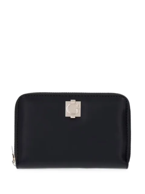 GUESS USA logo-plaque zip-around wallet Black SWVG9734140