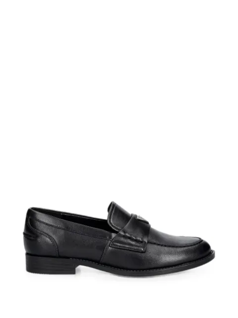GUESS USA logo-plaque penny loafers Black FLTBSOLEA14