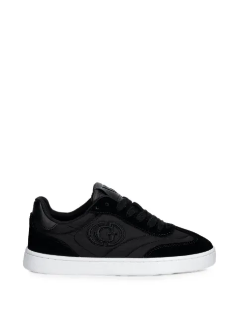 GUESS USA logo-patch sneakers Black FLTJACLEA12