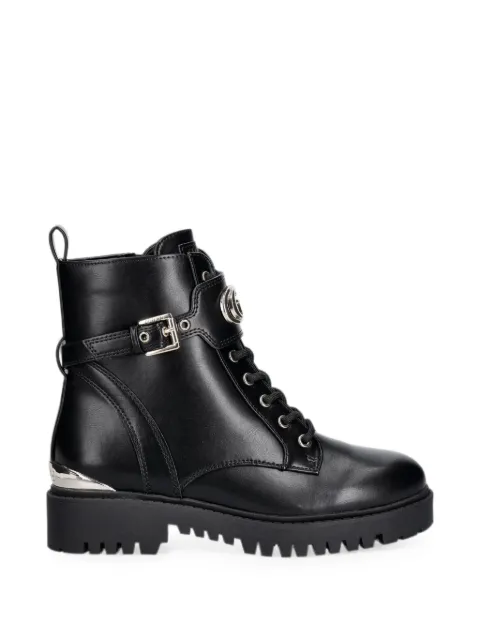 GUESS USA buckle-fastening lace-up boots Black FLTOLAELE10