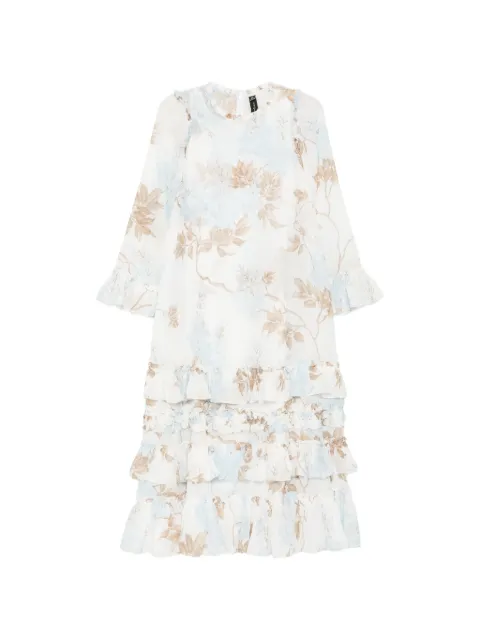 Needle & Thread Wisteria dress White DGSS55RPF26OTB