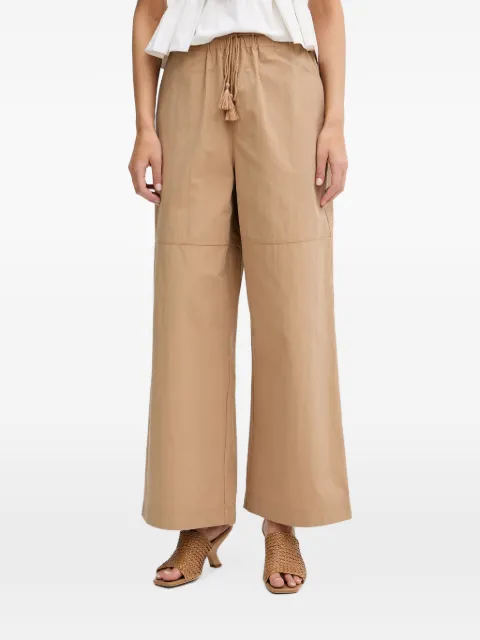 Sisley tassel-drawstring palazzo pants Neutrals 4IJSLF095