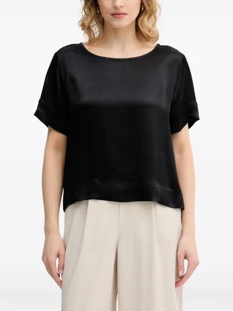 Sisley Boxy short-sleeve tunic Black 52BZLQ0AY