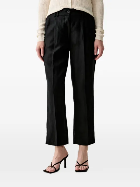 Sisley pressed-crease trousers Black 4TTSLF08Q
