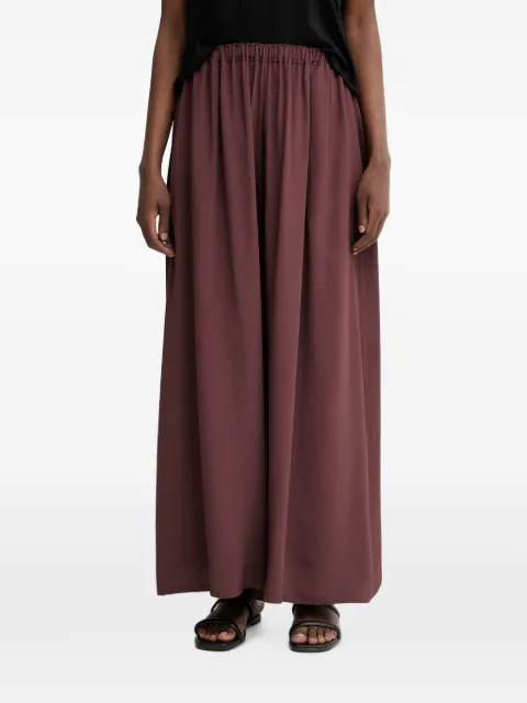 Sisley elasticated-waist palazzo pants Brown 41PRLF08Y