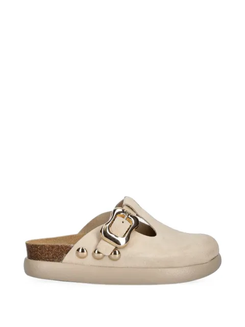 Scholl Flora leather mules Neutrals F007601171