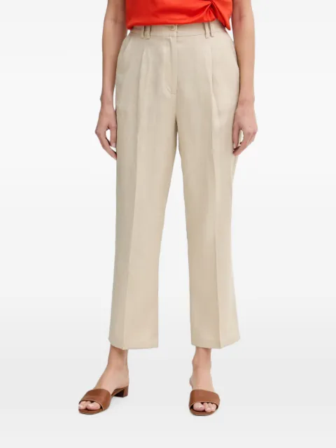 Sisley pleated elasticated-waist trousers Neutrals 4TTSLF08Q