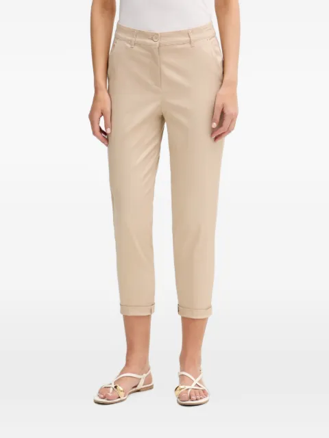 Sisley cropped turn-up trousers Neutrals 4ED4LF00R