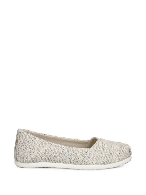Toms Alpargata square-toe ballet flats Grey 10023021