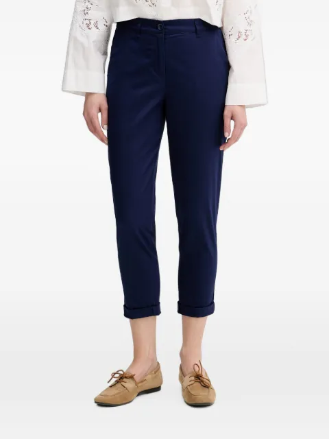 Sisley mid-rise cropped trousers Blue 4ED4LF00R
