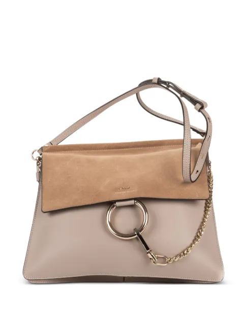 Chloé Pre-Owned medium Faye shoulder bag Grey 021570652