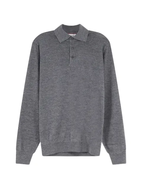 Brunello Cucinelli long-sleeve polo shirt Grey M2300295C079C