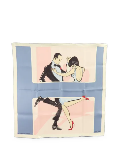 Hermès Pre-Owned Swinging Saint-Germain scarf Pink SCARF65X65