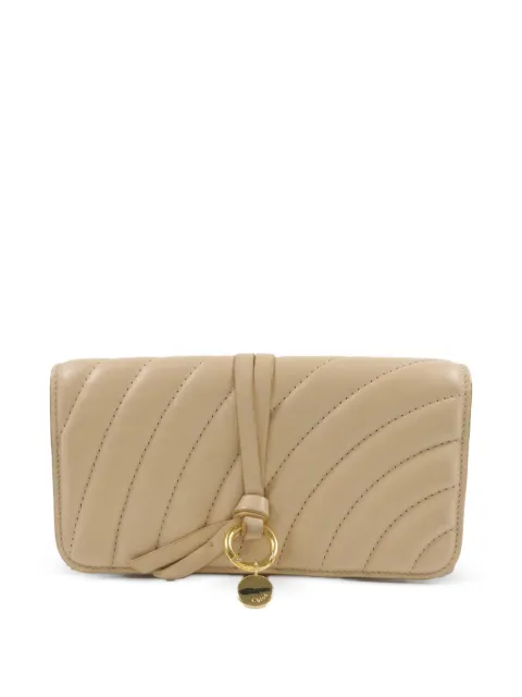 Chloé Vintage leather wallet Neutrals LONGWALLET