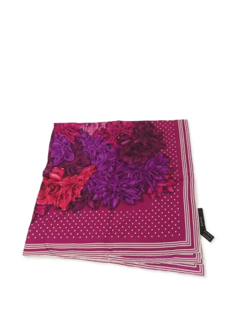 Gucci Pre-Owned floral-print scarf Pink SCARF120X120