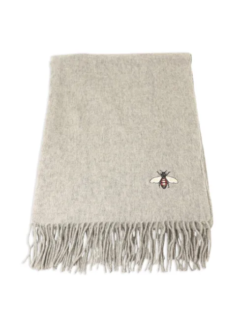 Gucci Pre-Owned GG Bee scarf Grey BEESCARF175X72CM