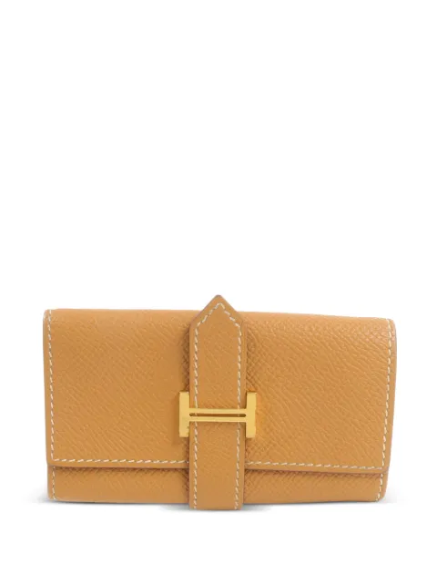 Hermès Pre-Owned Bearn Epsom key holder Neutrals Y37GHW
