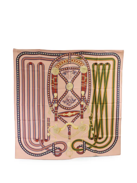Hermès Pre-Owned Grand Tralala scarf Pink SCARF90X90