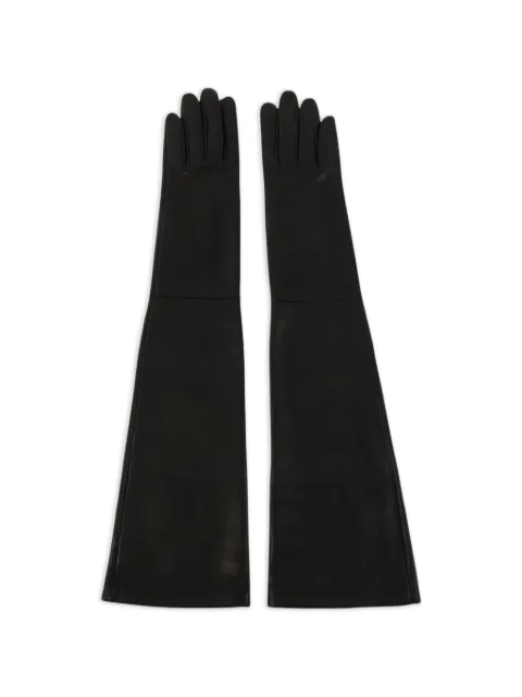Hermès Pre-Owned lambskin leather gloves Black GLOVES