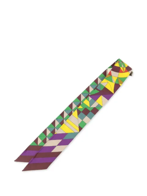 Hermès Pre-Owned silk scarf Purple TWILLY